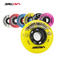 4ชิ้น SEBA Street Invaders ล้อสเก็ตอินไลน์84A ล้อโรลเลอร์สเก็ต FSK Slalom ยางเลื่อนสำหรับ Powerslide Patines