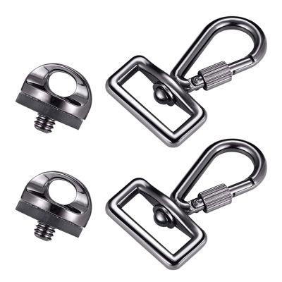 ✖∏✤ 1/4 Screw Connecting Adapter Quick Release Trigger Hook Ring Carabiner Screw Lock DSLR Camera Strap Buckle Hook