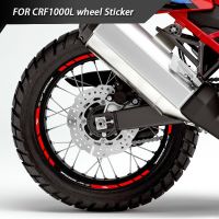 Adesivo Per Ruota Del Motociclo Adesivo Riflettente ต่อ Cerchione Decalcomania Del Mozzo Nastro A Righe Accessori ImperMermabili สำหรับฮอนด้าแฝด CRF1000L Crf 1000ลิตร