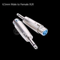 1/4 6.5mm Male Plug To XLR Female 3 Pin Socket Mono Audio Adapters Microphone Mixer Converter Adapter Speaker Connector