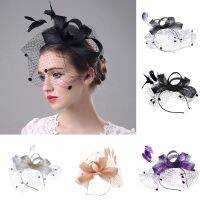 ริบบิ้นผู้หญิง Penny Fascinator ปาร์ตี้ตาข่ายแฟชั่นหมวกขนนกและหมวกแต่งงานหมวกเบสบอลหมวก Vintag หมวกลำลอง