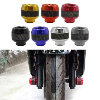 2PCS Universal Aluminum Alloy Motorcycle Falling Protector Explosion-proof Front Fork Cups Sliders Crash Safty Accessories