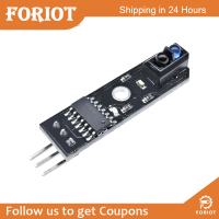 Foriot  โมดูลติดตาม3PIN 5V วัตต์เครื่องวัดชั่วโมงข้อมูลพัลส์เซ็นเซอร์การสะท้อนอินฟราเรด TCRT5000