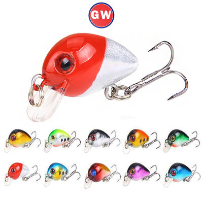 เหยี่อปลาอุปกรณ์ตกปลา Sinking Minnow Spinner เหยื่อเหยื่อล่อปลาล่อสำหรับการตกปลา Gewang Umpan Mancing CrankSet CrankBait เหยื่อ3ซม./1.6G Mini Minnow Lure เหยื่อแบบแกว่งฉวัดเฉวียนเหยื่อตกปลาอุปกรณ์ตกปลา SwimBait Lure เหยื่อตกปลาชุด