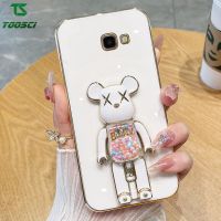 หมีรุนแรงลูกอมสเตอริโอ3D หรูหราชุบที่วางแบบหมุนได้ฝาหลัง TPU เคสนิ่มใส่โทรศัพท์สำหรับ Samsung Galaxy Note 8 Note 9 Note 10 Plus Note 10 Lite Note 20 Ultra J2 Prime/J3 2017/J330/J4 Plus/ J5 Pro/ j5ที่สำคัญ/J6บวก/J7โปร/J7ที่สำคัญ