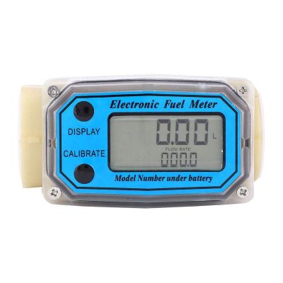 1 ″ Digital For Turbine Flow Meter Gas Oil Fuel Flowmeter Pump Flow Meter Die Sel Fuel Die Sel น้ำมันก๊าด Line Pipe Counter