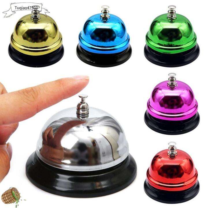Small Multicolor Summoning Bell Kitchen Counter Reception Dining Bell