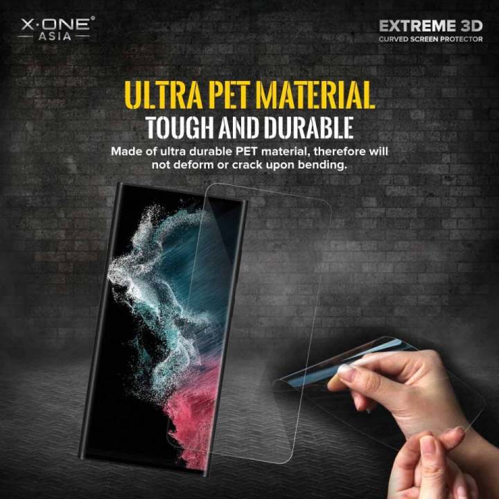 ตัวป้องกันหน้าจอ-samsung-galaxy-s22-ultra-x-one-extreme-3d-clear-series