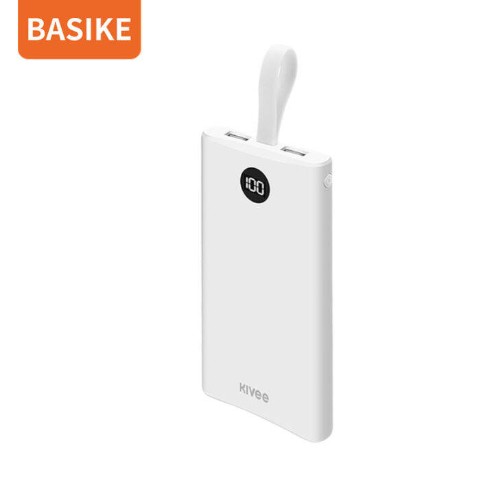 basike-powerbank-ความจุ-10000mahแท้-100-พาวเวอร์แบงค์-แบตสำรอง-รองรับชาร์จเร็ว-ชาร์จเร็ว-quick-charge-2-0-power-bank