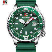 Watch Men Green Water Ghost Stainless Steel Top Brand Luxury GMT Submariner Sport Waterproof Classic Men Watches hombre hodinky