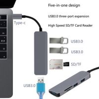 USB C HUB USB-C ถึง3.0 HUB HDMI VGA สายฟ้า3อะแดปเตอร์สำหรับ MacBook Galaxy S9/S8 P20 Pro Type C USB HUB 3ประเภท