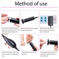 ZZOOI Electric Pedicure Tools Foot Care File Leg Heels Remove Dead Skin Callus Remover Feet Clean Care Machine US Plug D