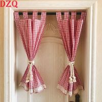 【YD】 Tab Top Korea Short Curtains for Half Curtain Door Decoration  A138