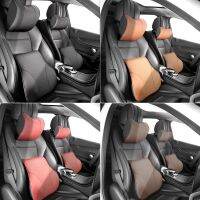 Car Lumbar Support Headrest Neck Pillow For Lexus RX NX GX IS UX LS LX CT Breathable Memory Foam Lumbar Support Pillow Cushion Seat Cushions