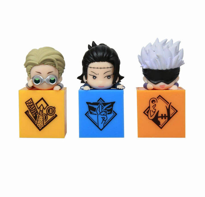 9cm 3pcs Jujutsu Kaisen Geto Suguru Satoru Gojo Nanami Kento Anime ...