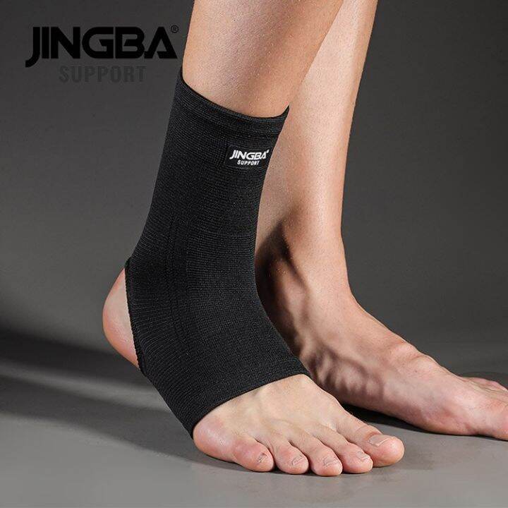 jingba-สนับสนุน1ชิ้นกีฬาอุปกรณ์ป้องกันฟุตบอลอุปกรณ์พยุงข้อเท้าบาสเก็ตบอลรั้งข้อเท้าไนล่อนสนับสนุนการบีบอัดข้อเท้า