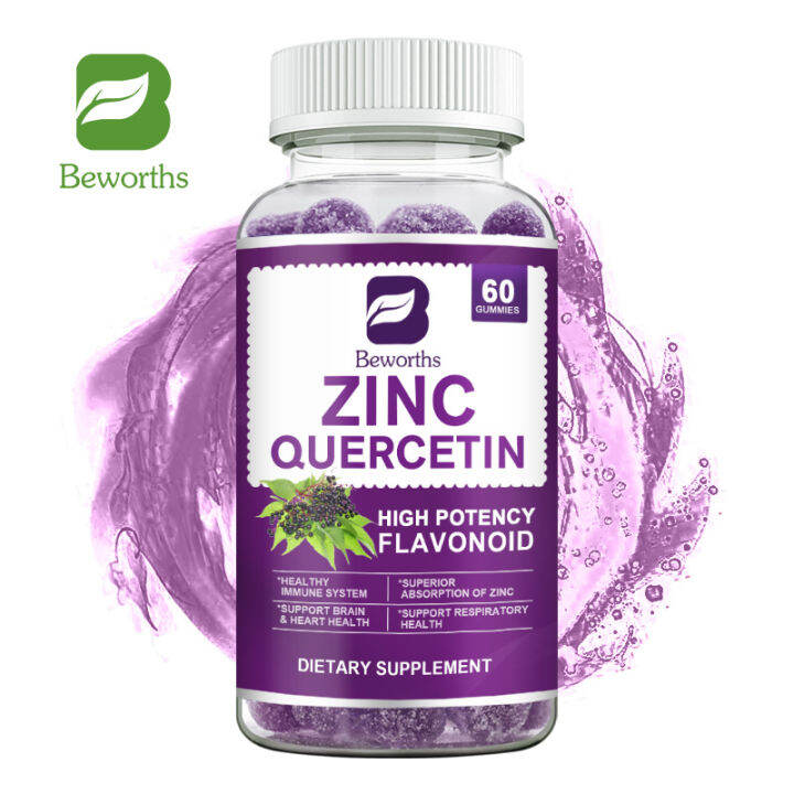 Zinc Quercetin Gummies for Immune Strengthen Support Cardiovascular