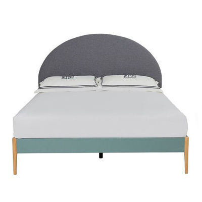 modernform เตียงนอน รุ่น HUDD ขนาด 5 ฟุต สีเขียวอมเทา
