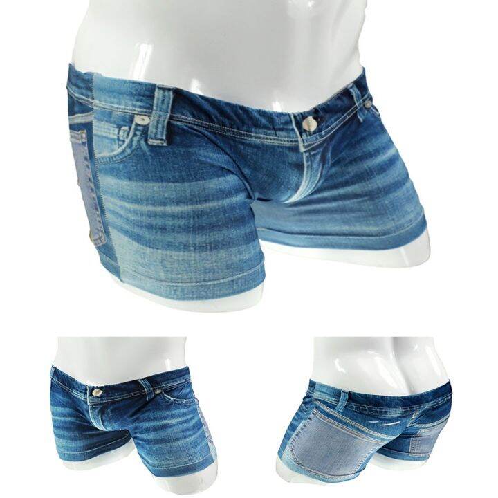 cw-men-big-silk-denim-printed-shorts-fake-jean-briefs-male-bulge-underpants