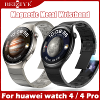 For huawei watch 4 pro สาย นาฬิกา สมาร์ทวอทช์ สายนาฬิกา Luxury Magnetic สายนาฬิกา For huawei watch 4 สาย Magnetic Metal Wristband วัสดุ สแตนเลสสตีล สายนาฬิกาข้อมือสำหรับ Bracelet Replacement Accessories