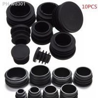 10Pcs Black Round Plastic Cover Furniture Leg Plug Blanking End Caps Insert Plugs Round Pipe Tube Bung 8 Sizes