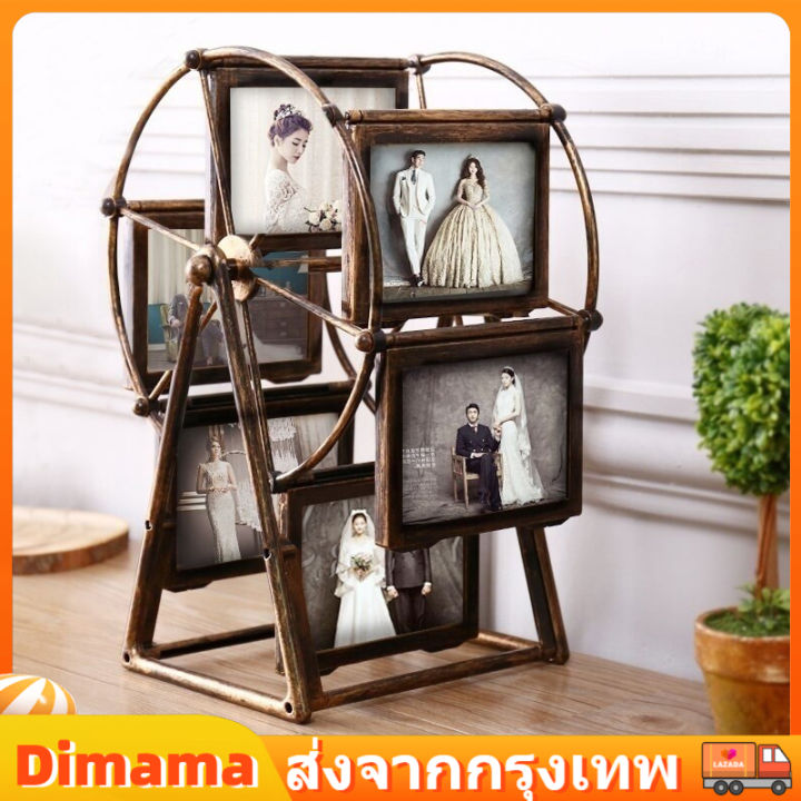 dimama-4x2-4-5x3-5นิ้ว-กรอบรูป-กรอบรูปชิงช้า-กรอบรูปหมุน-ชิงช้า-ชิงช้าสวรรค์-กรอบรูปครอบครัวย้อนยุค