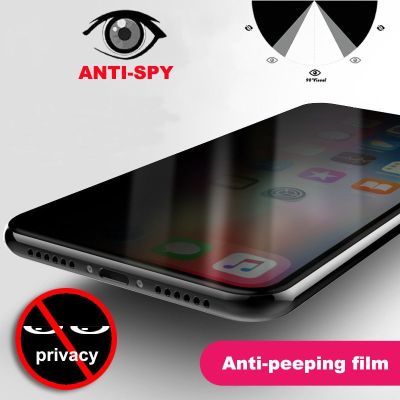 【cw】 Toughened glass shell for iPhone anti spyware protective film 12 13 6S 7 8 plus XR XS 11 Pro Max ！