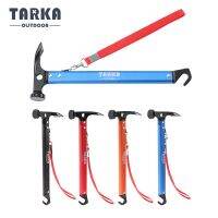 TARKA Light Camping Hammer Carbon Steel Head Tent Peg Stake Mallet with Tail Hooks Design Outdoor Tool Hiking Climbing Equipment