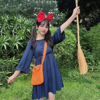 Anime Kikis Delivery Service Dress Cosplay Costumes Women Children Kids Magical Girl QIQI Dresses