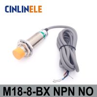 M18 LJ18A3-8-Z/BX 8มม. 6V-36V ชุดสวิตช์เซนเซอร์พร็อกซิมิตีแบบเหนี่ยวนำดีซีเอ็นพีเอ็นรูปทรงปริซึมไม่มี LJ18A3