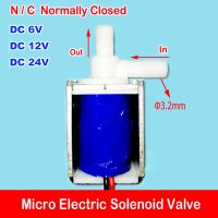 Micro Electric Solenoid Valve DC 6V /12V /24V Normally Closed Mini Water Air Valve Miniature Bleed Valve Controller Switch N/C Valves