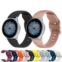 【CHUYANG SHOP】   สายนาฬิกาซิลิโคนสำหรับ Samsung Galaxy Watch 3 20มม. สร้อยข้อมือสายกีฬาอัจฉริยะสำหรับ Samsung Galaxy Watch 4 42มม. สายนาฬิกา