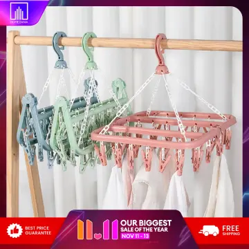 Small BABY HANGER 100 Pack Colorful Plastic Baby Clothes Closet GoodtoU