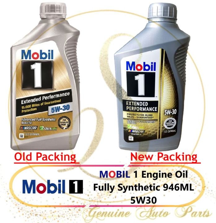 100% ORIGINAL ) NEW MOBIL 1 5W30 EXTENDED PERFORMANCE FULLY ...