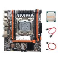 X99H Motherboard LGA2011-3 Computer Motherboard Support DDR4 RAM Memory With E5 2650 V3 CPU+SATA Cable+Switch Cable