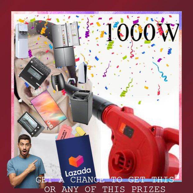 700W 2 in 1 Use Electric Air Blower Vacuum Cleaner Blowing Computer