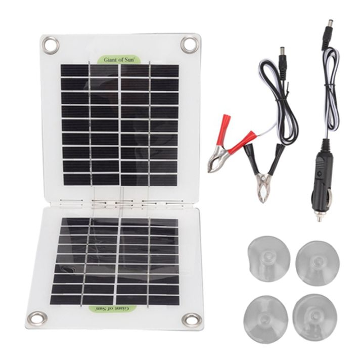 30W Solar Panel Waterproof Outdoor Hike Camping Portable Folding Solar  Phone Charger Plate for Car Yacht Caravan 