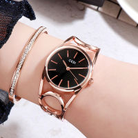 Luxury GEDI Brand Rose Gold Plated Bracelet Watches Women Ladies Crystal Elegant Dress Quartz Wristwatches Relogio Feminino