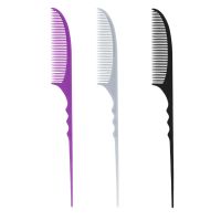 1PC Barber Anti-Static Hair Comb Hairstyling Rat Tail Hairbrush Moon Style Comb Salon Dyeing Haircutting Hairdressing Tools