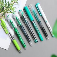 ☋ 6pcs Simplicity Color Gel Pen Set 0.5mm Quick-drying Straight Pen Student Office Writing Pens School Stationery