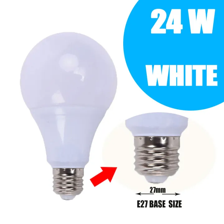 E27 Light Bulb 5W 12W 15W 24W LED Bulb Lampu Mentol Lamps ...