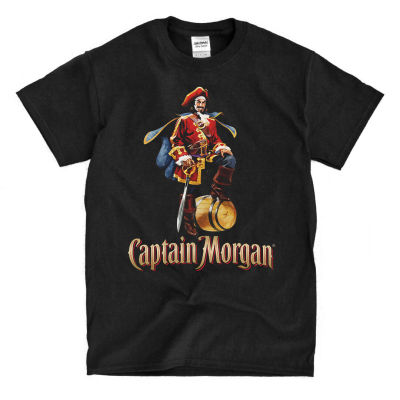 Capn Morgan Rum Black T-Shirt - Ships Fast! High Quality! 2019 Unisex Tee XS-4XL-5XL-6XL