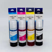 หมึก​เทียบ Epson 003 005 เกรดพรีเมียม dye refill ink ใช้กับ เอปสัน​ เทียบ L1110,L3100,L3101,L3110,L3150,L5190 โปรดอ่านรายละเอียดก่อนกดสั่งซื้อ