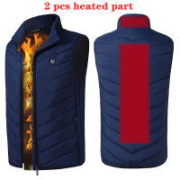 911 Places Heated Vest Men Women Usb Heated Jacket Heating Vest Thermal Clothing Hunting Vest Winter Heating Jacket BlackS-6XL