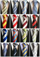 New Luxury 8cm Tie Floral Plaid Stripe Paisley Jacquard Woven Classic Men Neck Ties Wedding Party Gravatas Groom Silk Necktie