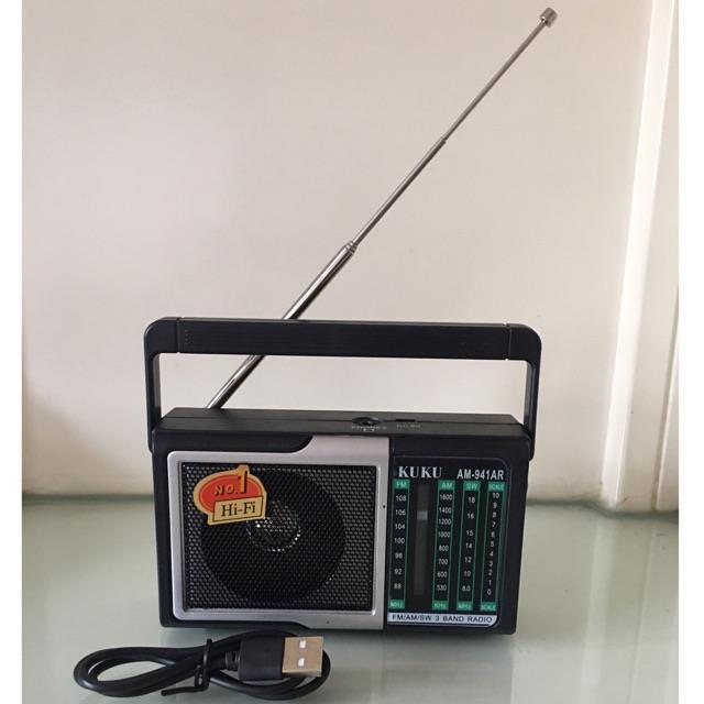 FM/AM/SW 3 BAND RADIO WORLD REOEIVER AM-941AR With BUILF-IN ...