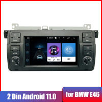 A CWwart2 DIN รถวิทยุสากล Android 11.0สำหรับ BMW E46ฟรีมัลติมีเดียนำทาง GPS อัตโนมัติวิทยุรถเครื่องเล่นสเตอริโอ7นิ้ว