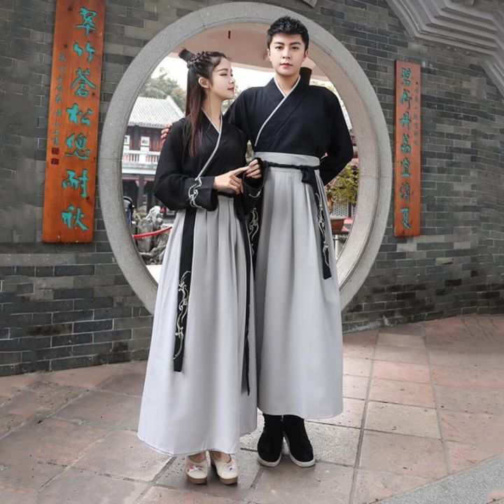 Han Tang Dream Original Blackened Style Hanfu Male Black Return Ancient ...