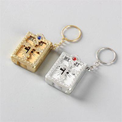 Holy Bible Keychain Religious Book Keyrings Jewelry Gifts Souvenirs Pendant