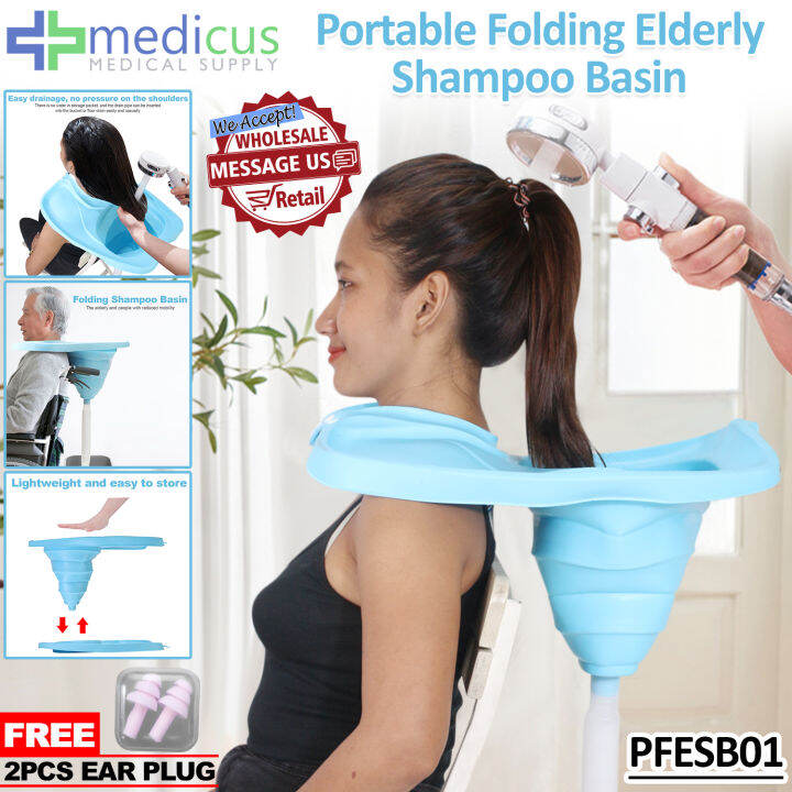 Medicus PFESB01 Retractable Shampoo Bowl Portable Hair Washing Tray